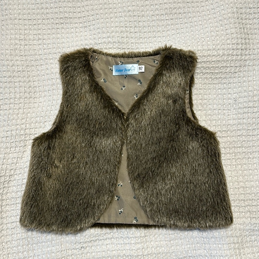 Brown Fur Vest